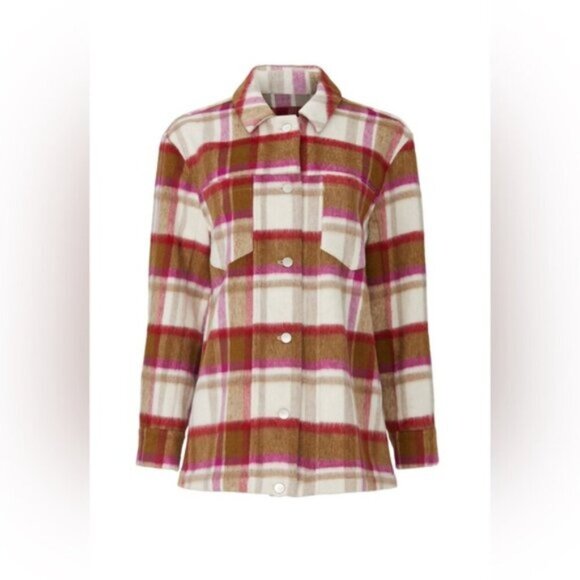 NWT- Joe’s JEANS- Firnanda Plaid Shirt Jacket - Picture 9 of 11